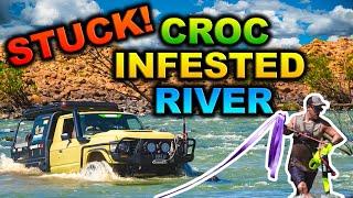 FLOODED Kimberley river crossing GONE WRONG – 150m+ wide rapids - our most epic trip EVER FILMED!