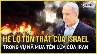 Hé lộ hình ảnh tổn thất của Israel trong vụ tấn công tên lửa ồ ạt của Iran | Báo VietNamNet