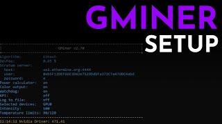 How To Setup Mining with GMiner 2.70