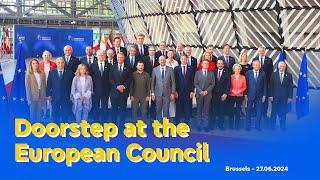 Press Conference at the European Council - 27th June 2024