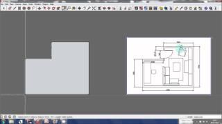 SketchUp Tutorial - Creating a 3D Model from a Floor Plan