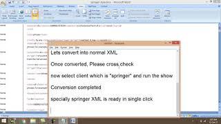 PDF to XML | Word to XML | XML Conversion | Springer XML | Epsilon