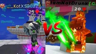 KotXS2022 VS IamNotDrunk In BlockmanGo BedWars | blockman go