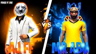 MR ABU VS AJ FF | Fun Challenges Room With MR ABU | Garena Free Fire