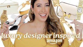 * MOST UNBELIEVABLE DESIGNER DUPES * THE BEST AMAZON LUXURY FINDS with COMPARISONS TO THE REAL THING