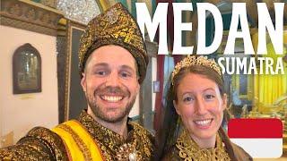 Exploring Medan: First Day in SUMATRAIndonesia Travel Vlog, Maimun Palace, Raya Mosque, Spicy Food