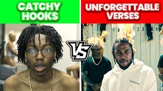 CATCHY RAP HOOKS vs UNFORGETTABLE VERSES