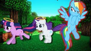 Angel My Little Pony Speedrunners vs Evil Hunter My Little Pony in Minecraft