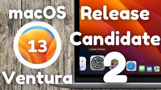 macOS Ventura RC 2 - What's new?