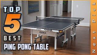 Top 5 Best Ping Pong Tables Review in 2024