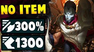 1300 MS NO ITEM STAT SHARD JHIN WITH 300% ATK SPEED JHIN