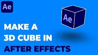 3D Cube Logo Animation in After Effects - After Effects Tutorial | Creative Tuesdays | No Plugins