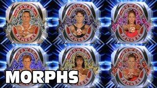 Mighty Morphin - All Ranger Morphs | Power Rangers Official