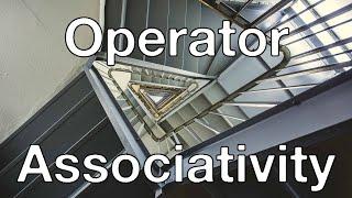 Operator associativity in recursive descent parsers: left-associative vs right-associative operators