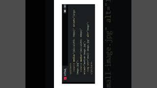 picture tag | html | webdevelopment | theelitecode | #shorts