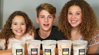 Cotton Candy Challenge!  (MattyBRaps vs Madison & Sierra)