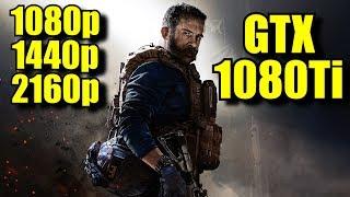 Call of Duty Modern Warfare GTX 1080 Ti OC | 1080p - 1440p & 2160p | FRAME-RATE TEST