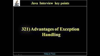 321. Java Exception Handling - Advantages