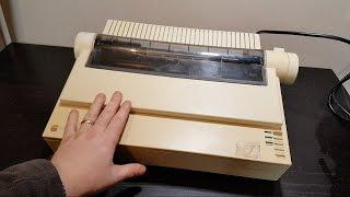 Trash Found Apple Imagewriter ii Power & Self Test ( 1985 Model, Dot Matrix Printer )