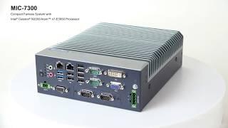 Compact Fanless System, MIC-7300, Advantech (EN)