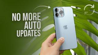 How to Disable Auto Updates on iPhone (2024)