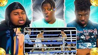 Austin McBroom Vs Aneson Gib((FULL FIGHT)) by @Boxtalk101 REACTION