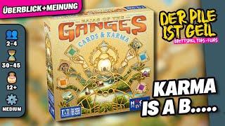 RAJAS OF THE GANGES: CARDS & KARMA - Inka & Markus Brand - Huch - Brettspiel - Der Pile ist geil