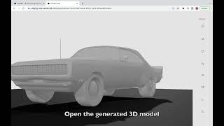 Kaedim Demo - Sketch to 3D Model