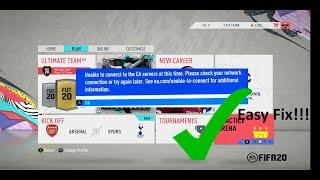 Cant connect to EA servers (Fifa 21) EASY FIX!!!
