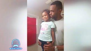 The Cutest Dad-Daughter Pep Talk You'll Ever See!   II Steve Harvey