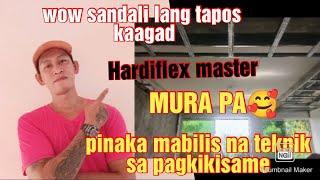 pinakamabilis at pinaka madaling paraan Ng pagkikisame Mabilis na mura pa #hardiflex  master