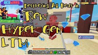 AndersonPlays Roblox BedWars  [HYPER GEN!] Update - Destroying All Beds in New Hyper Gen LTM