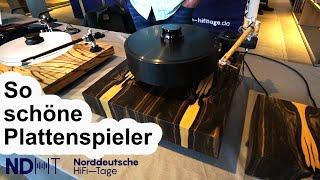 Schöne Plattenspieler/ Rübenburg Analog Audio auf den Norddeutschen HiFi Tagen 2023
