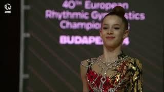 Alona TAL FRANCO (ISR) - 2024 junior European silver medallist, hoop