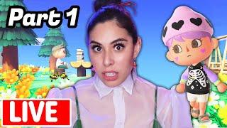 I Played Animal Crossing For 12 HOURS STRAIGHT - Part 1 Livestream