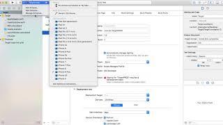 Multiple Target in Xcode