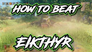 HOW TO BEAT THE FIRST BOSS EIKTHYR. VALHEIM