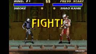 MORTAL KOMBAT 3 SMOKE VS SHAO KAHN