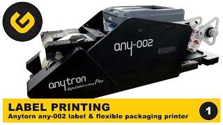 Label printing with Anytron Any 002 color label printer