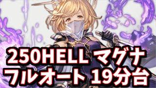 土古戦場250HELL マグナフルオート19分台【グラブル】