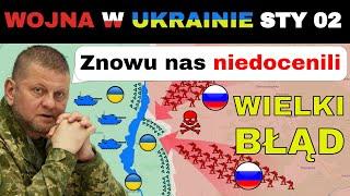 02 STY: Nowa Rosyjska Ofensywa Zakończona Porażką. ŻOŁNIERZE ROZBICI i ZNISZCZENI | Wojna w Ukrainie