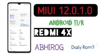 MIUI 12.0.1.0 ROG Stable | Redmi 4X ANDROID R Rom | Xiaomi.eu Stable Version | Better PerformanceA11