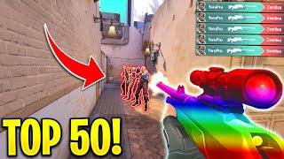 Top 50 Most Unbelievable Aces In Valorant!