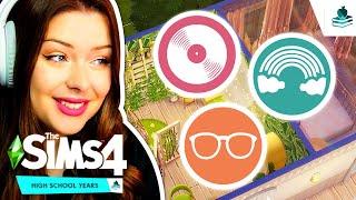 Each Highschool Dorm is a Different Aesthetic WITH The New Sims 4 Highschool Years Pack