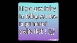 FREE MERCARI CREDITS