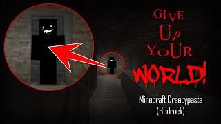 When This Joins, GIVE UP YOUR WORLD! Minecraft Creepypasta (Bedrock)