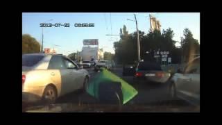 KopNEW shocking fast car and pole accident in Russia!Honda HR V crash!