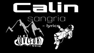 CALIN - sangria      lyrics