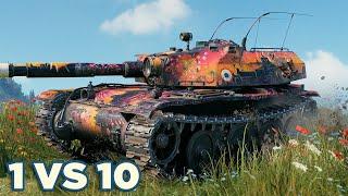 Bat.-Châtillon Bourrasque • 1 vs 10, БЕЗ ГОЛДЫ и 13 ФРАГОВ • World of Tanks