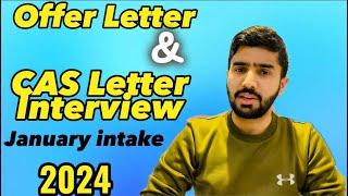 UK Cas Letter update|UK January intake 2024|NO UK VISA if Delay in Offer & CAS letter#uk#ukvisa